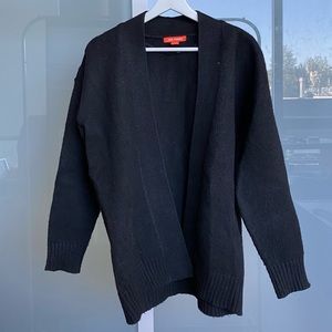 Simple Black Cardigan